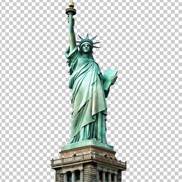 PSD statue of liberty transparent background