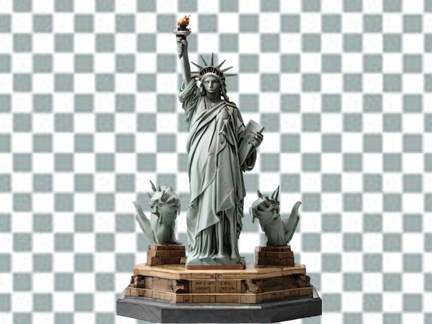 PSD statue of liberty