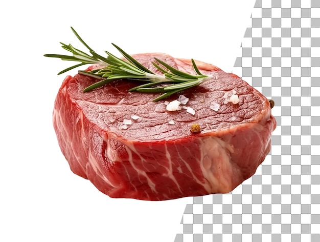 PSD steakhouse biefstuk vlees met transparante achtergrond