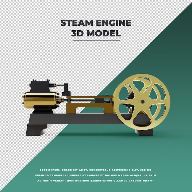 PSD steam engine model