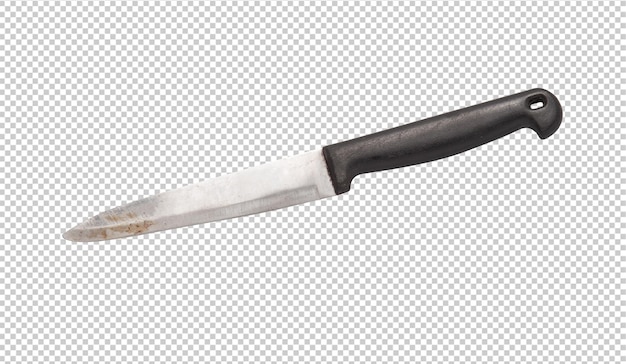 Steel knife cutout Psd file