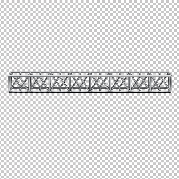 PSD steel truss beam seamless structure 3d metal structure 3d render of metal steel structure industr