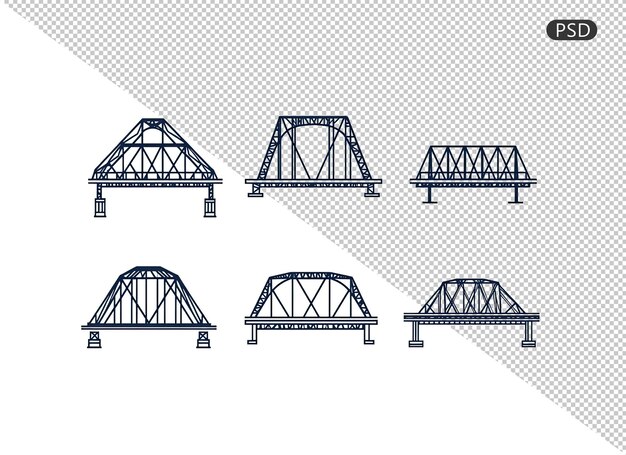 steel truss railway bridge