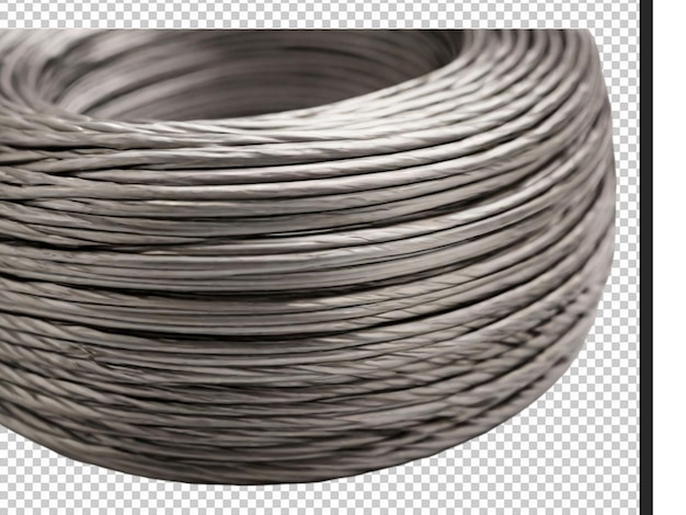 steel wire with white background