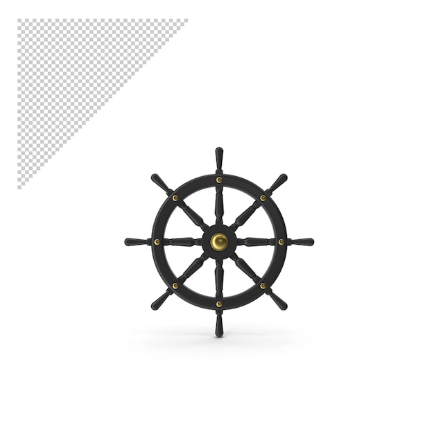 PSD steering wheel boat png