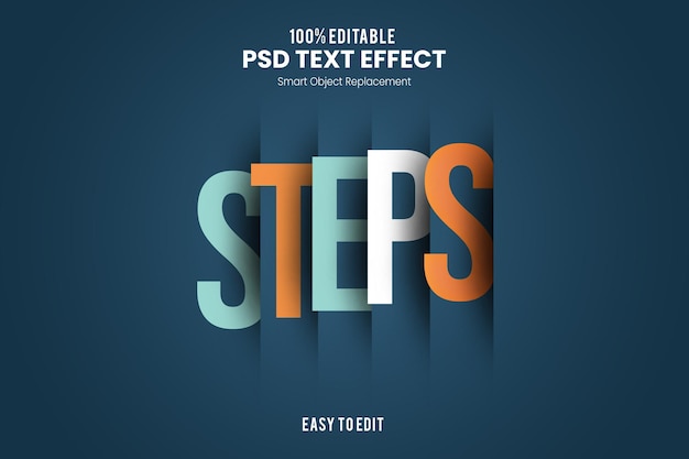 PSD stepstext效应