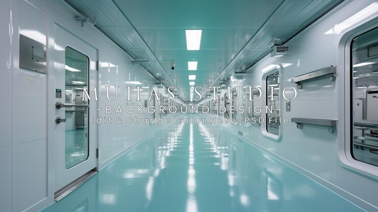 PSD sterile corridor in a modern laboratory