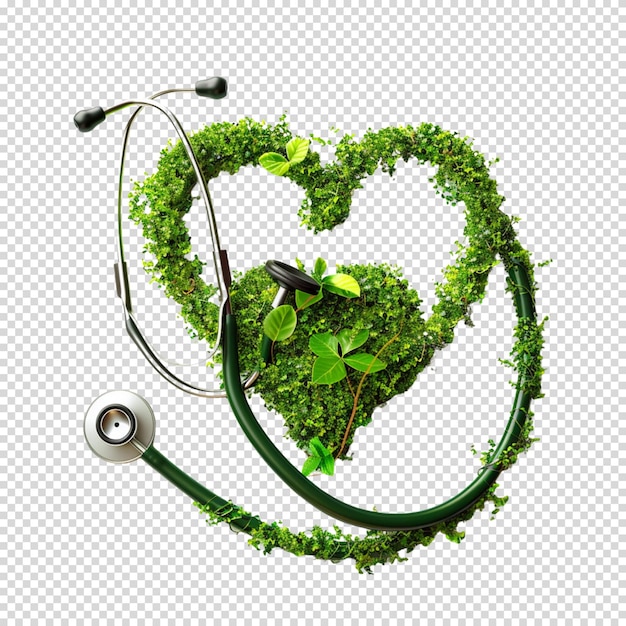 PSD stethoscope isolated on transparent background