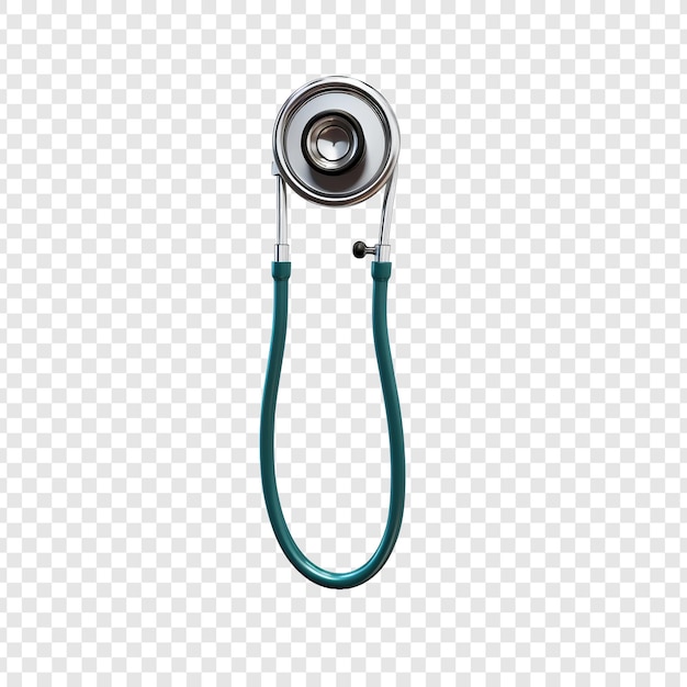 PSD stethoscope isolated on transparent background