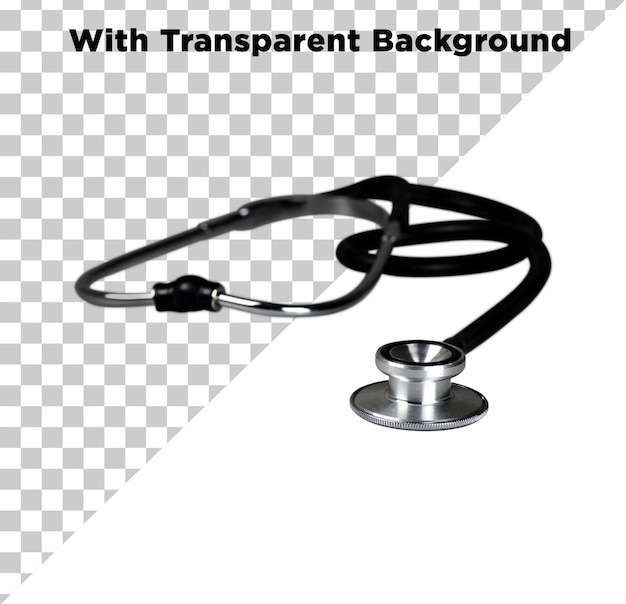 stethoscope or medical instrument png psd isolated on transparent background