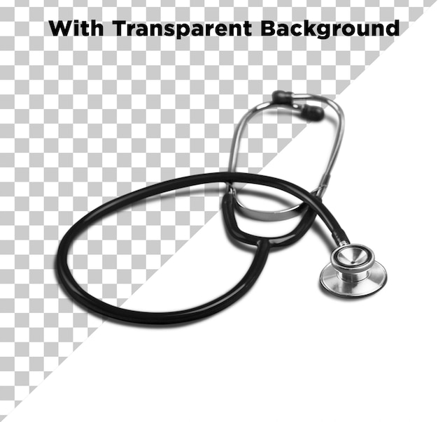 stethoscope or medical instrument png psd isolated on transparent background