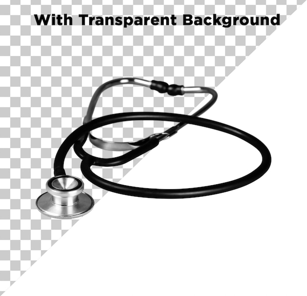 stethoscope or medical instrument png psd isolated on transparent background