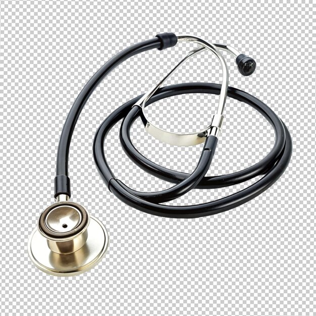 PSD stethoscope on transparent background