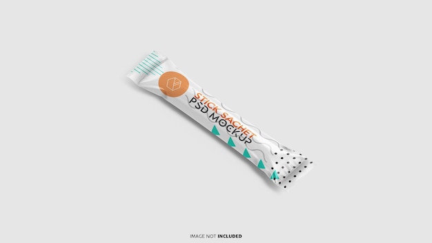 stick sachet psd mockup