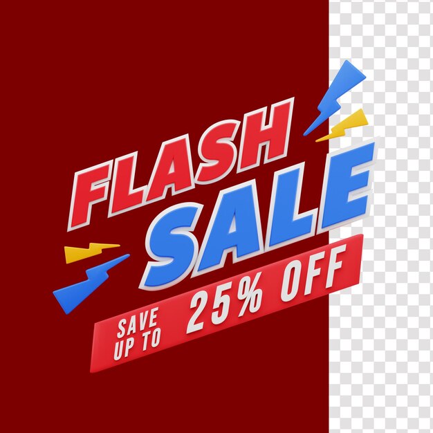 PSD sticker 3d 25 percent flash sale