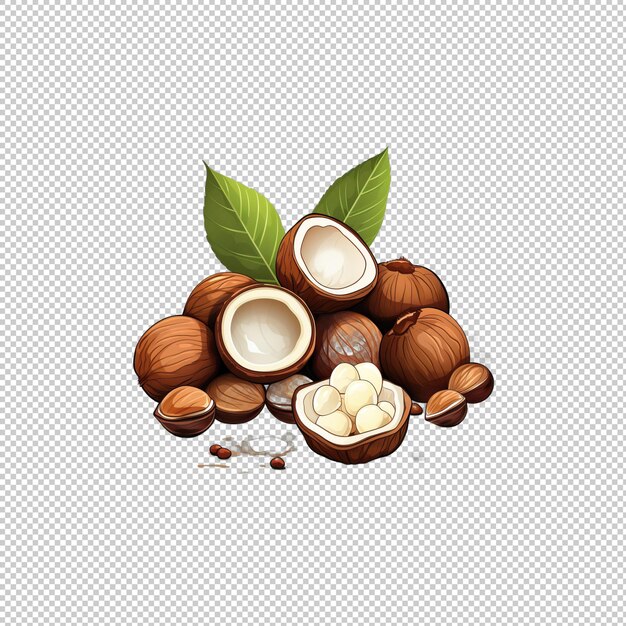 Logo dell'etichetta adesiva macadamia latte sullo sfondo isolato