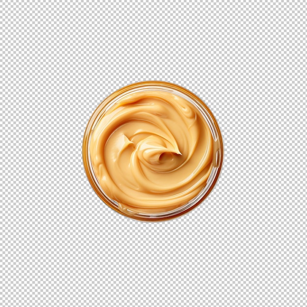 PSD sticker logo peanut butter isolated background