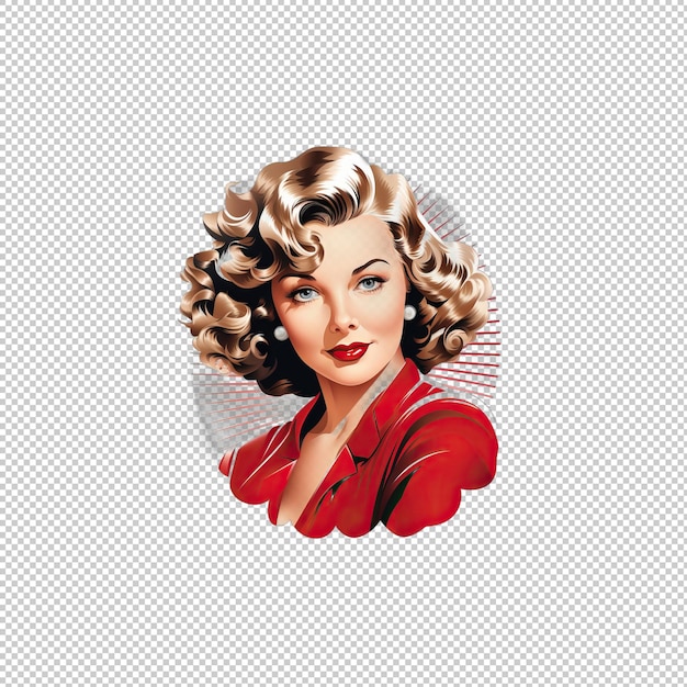 PSD sticker logo shirley temple isolated backgroun