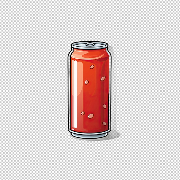 PSD sticker logo soda isolated background