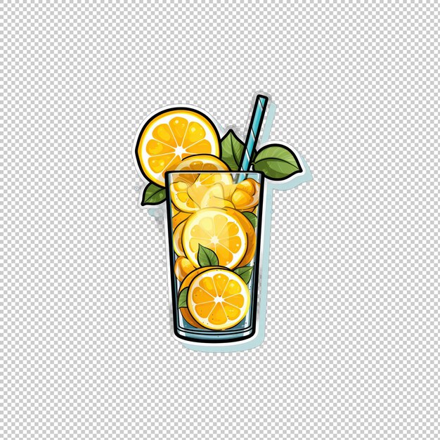 Sticker logo tom collins isolated background i