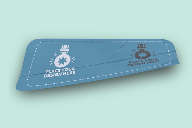 sticker mockup design psd template