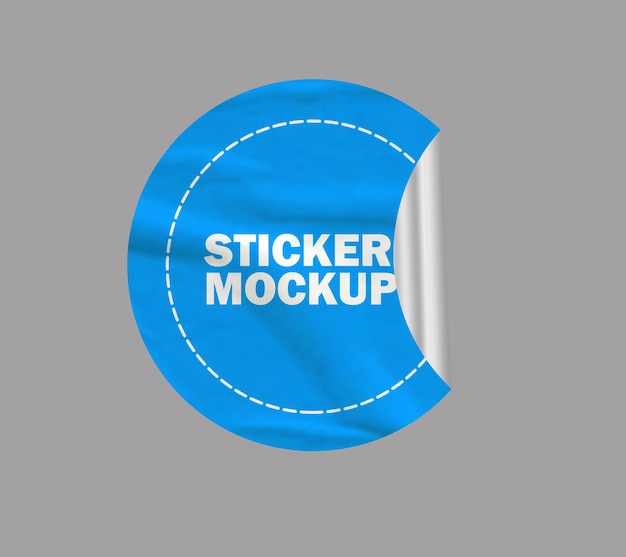 Sticker Mockup Ontwerp