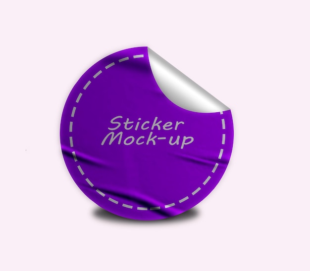 Sticker Mockup PSD-bestand