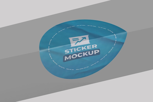 Sticker Mockup Template