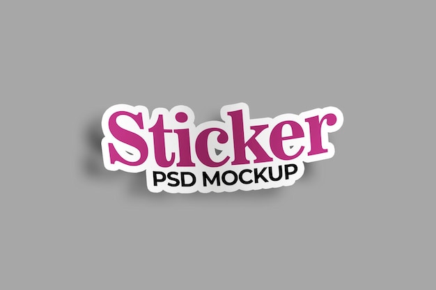 Sticker Mockup