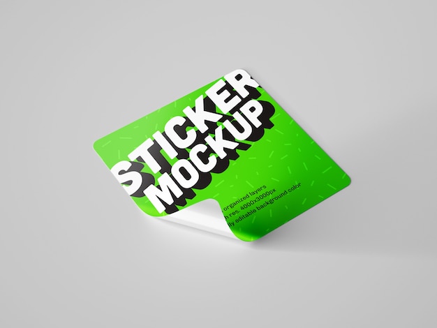 sticker mockup
