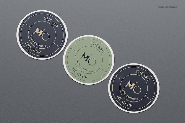 sticker mockup