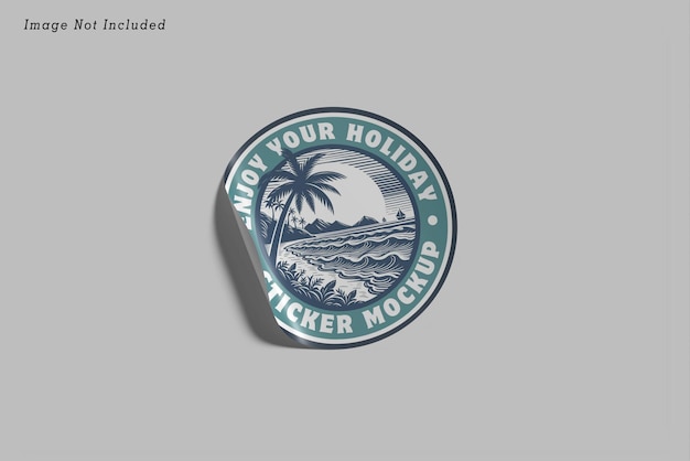 sticker mockup
