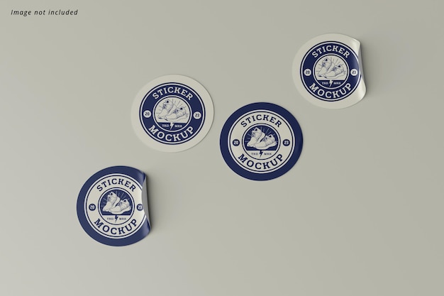sticker mockup