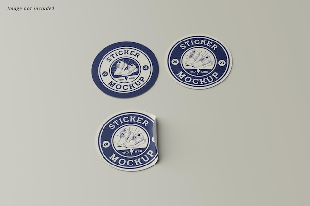 sticker mockup