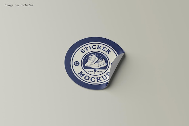 sticker mockup