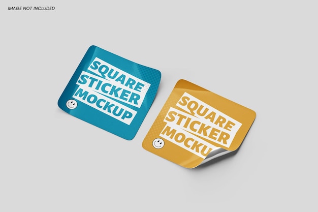 sticker mockup