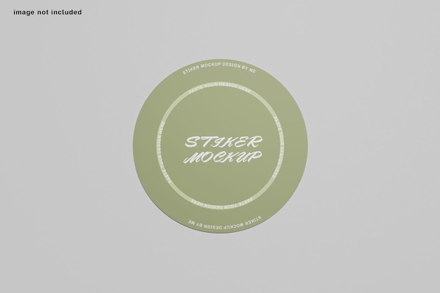 sticker mockup