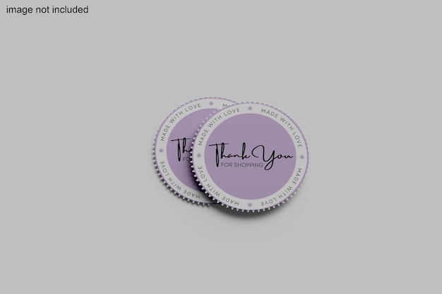 sticker mockup