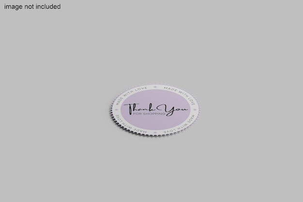 sticker mockup