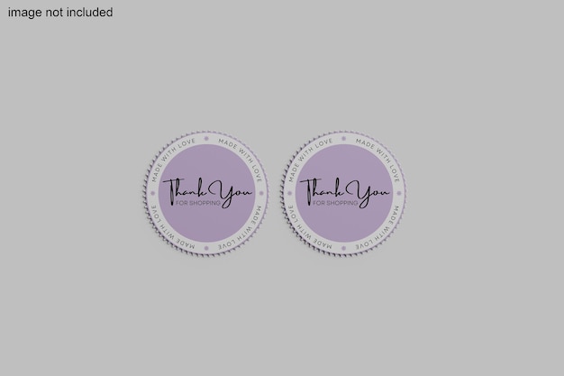 sticker mockup