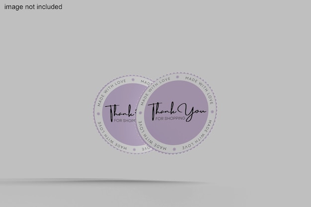 sticker mockup