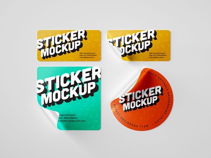 PSD sticker model