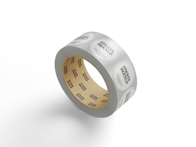 Sticker Roll Mockup