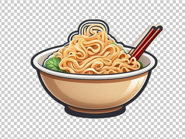 PSD stickers for noodle bowl