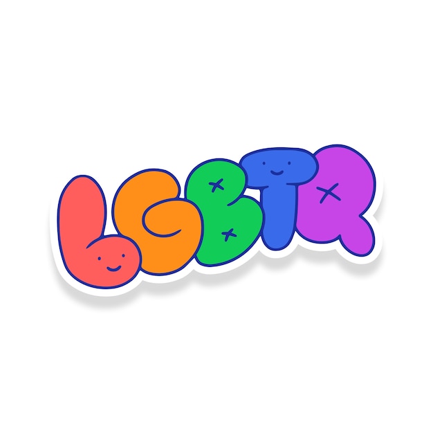 PSD stickers van de pride maand