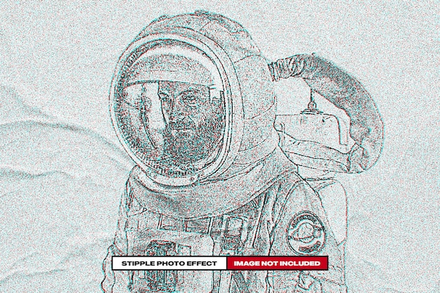 Stipple Photo Effect