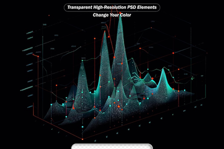 PSD stock market or forex trading graph and candlestick chart suitable for financial investment concept