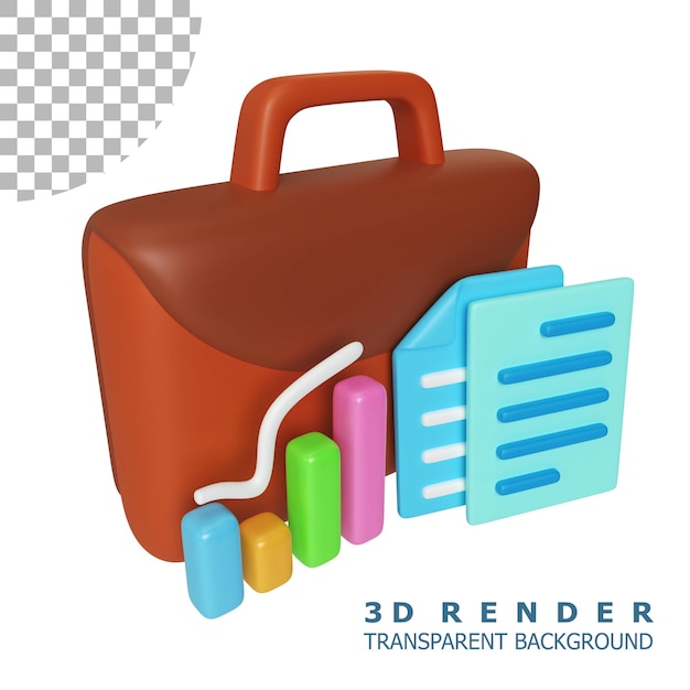 Stock porto folio 3d icons