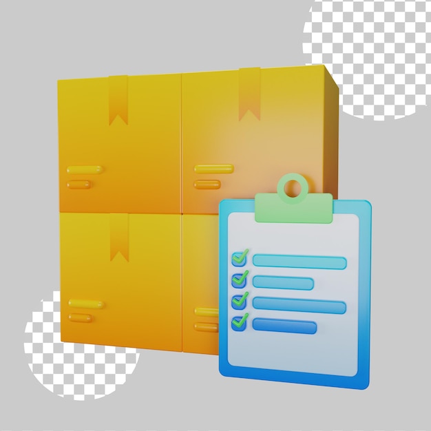 stock product concept 3d illustration