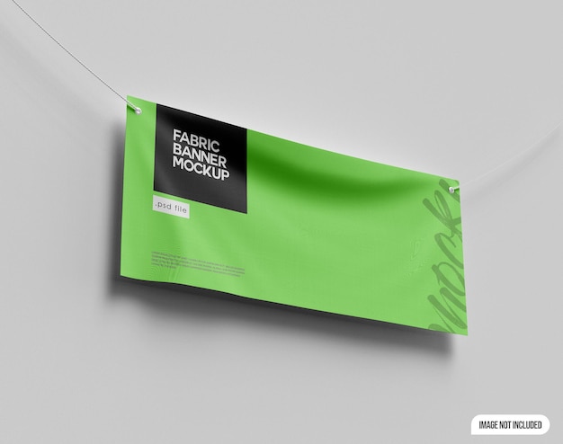 Stof banner mockup